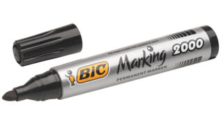 Bic marker permanantny czarny okrągły