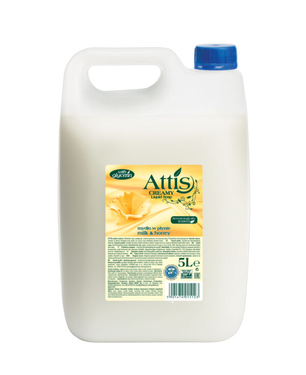 C Attis mydło w płynie 5l Mleko+Miód