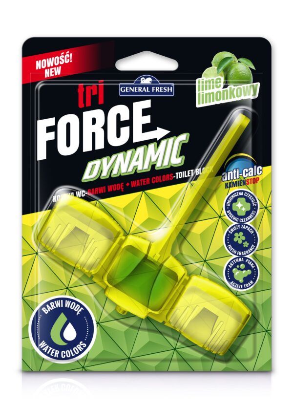 C General Fresh Kostka WC Tri-Force Dynamic Lime