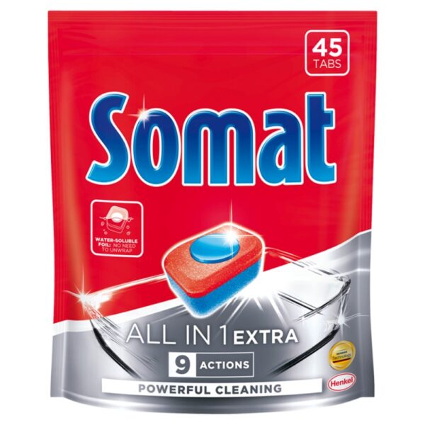 C Somat tabletki do zmywarek All in One Extra 45sz