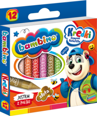 Kredki Bambino 12kol.