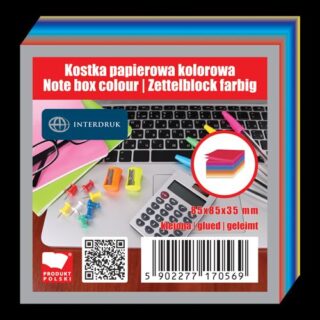 Notes kostka 1/2 Interdruk kolor