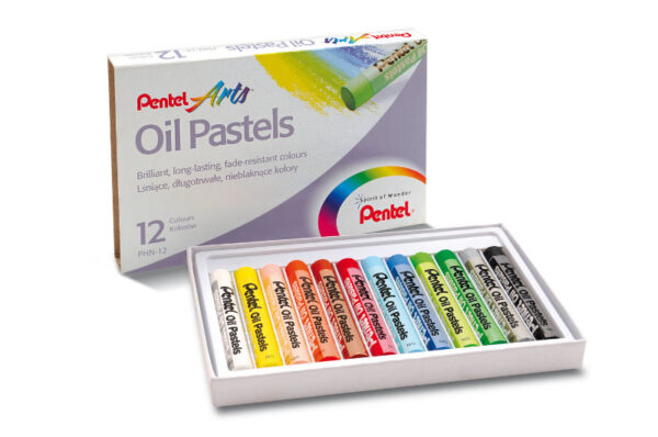 Pentel Pastele 12kol. olejne PHN-12