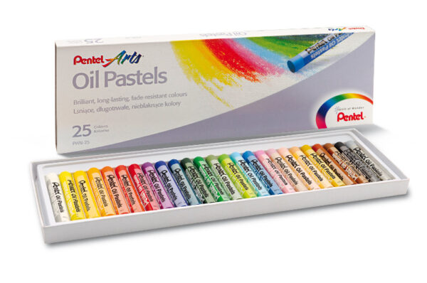 Pentel Pastele 25kol. olejne PHN-25