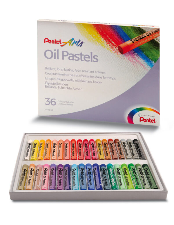 Pentel Pastele 36kol. olejne PHN-36