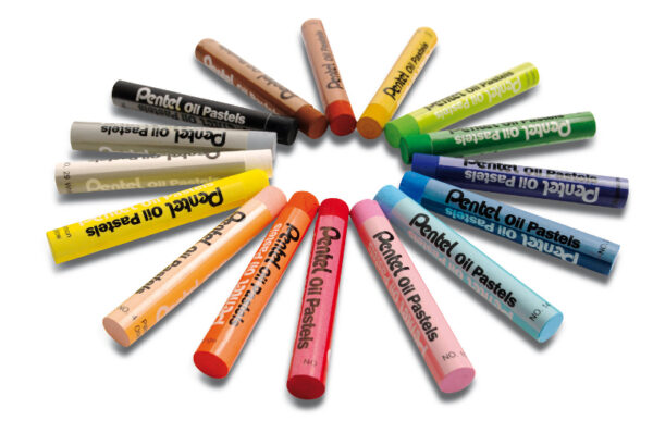 Pentel Pastele 50kol. olejne PHN-50