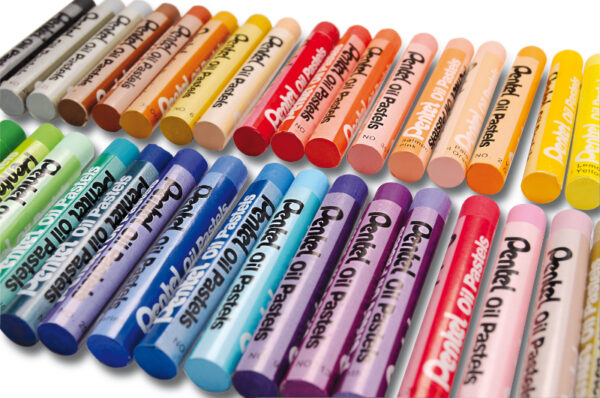 Pentel Pastele 50kol. olejne PHN-50