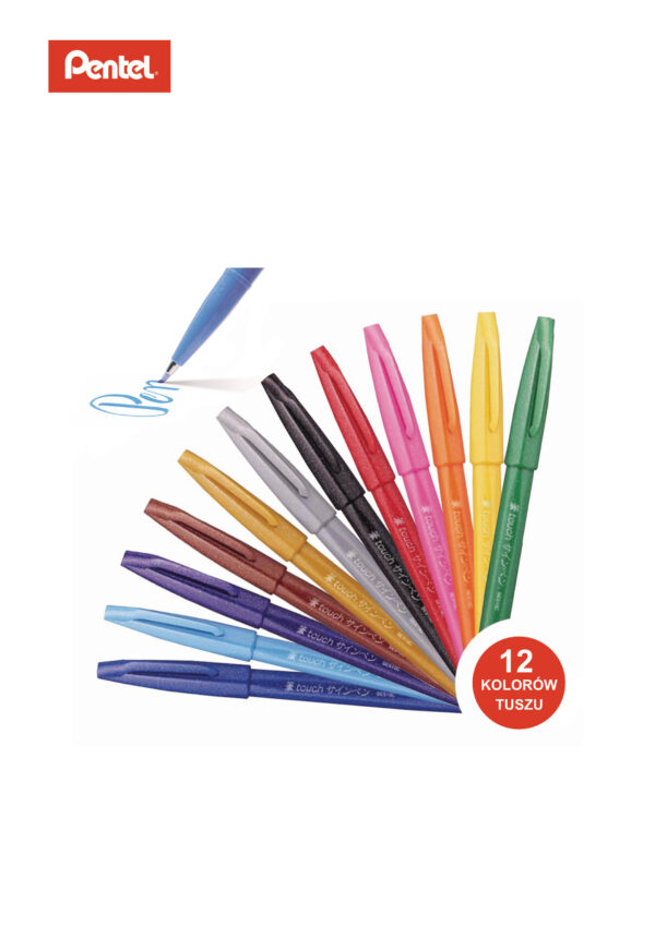 Pentel Zestaw SES15C Light + Lekcja kaligrafii