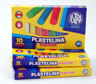 Plastelina Astra 10kol. Okrągła