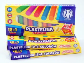 Plastelina Astra 12kol+1kol