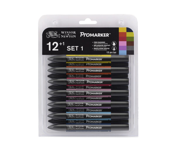 ProMarker Winsor&Newton 2-str. Zestaw „1” 12kol.