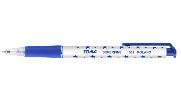 Toma długopis automat w gwiazdki 069 Niebieski
