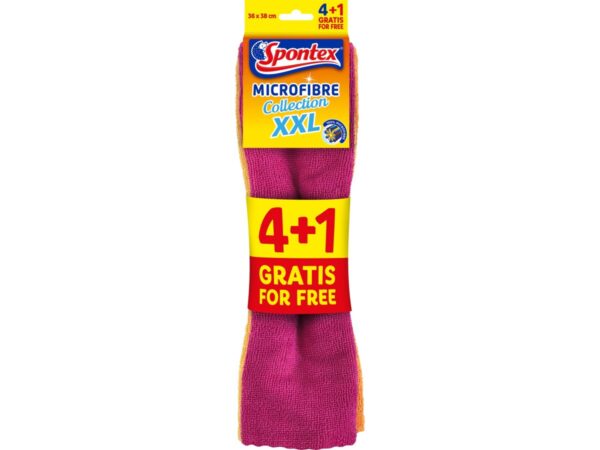 C Spontex Ściereczki 4+1 MF XXL