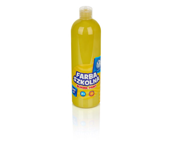 Farba Astra plakatowa 500ml Żółta