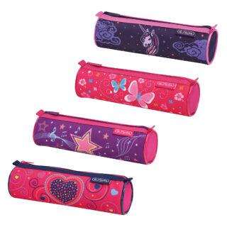 Herlitz Piórnik kosmetyczka okrągła dziewczęcy MIX
