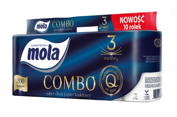 Papier toaletowy Mola Combo a’10 VF3PLY