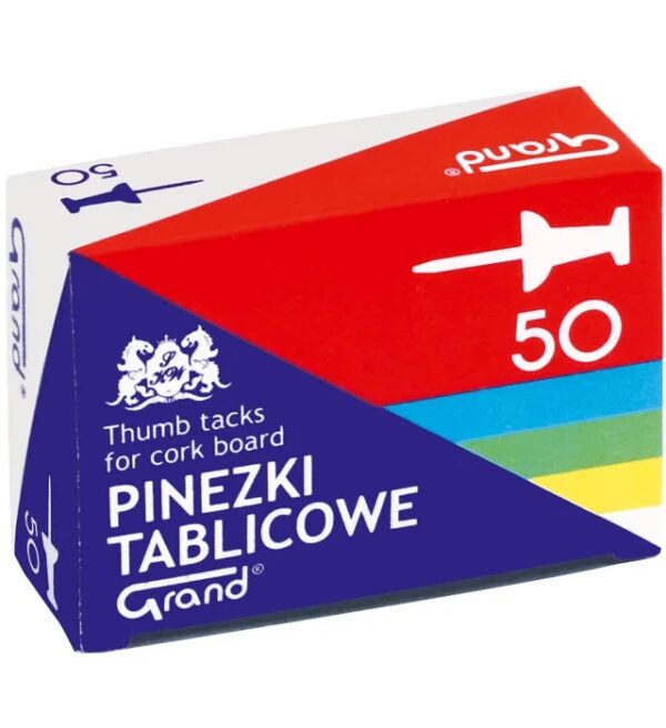 Pinezki Grand tablicowe op.50szt.