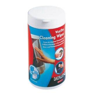 Chusteczki Esselte wilgotne i suche Dataline 67119