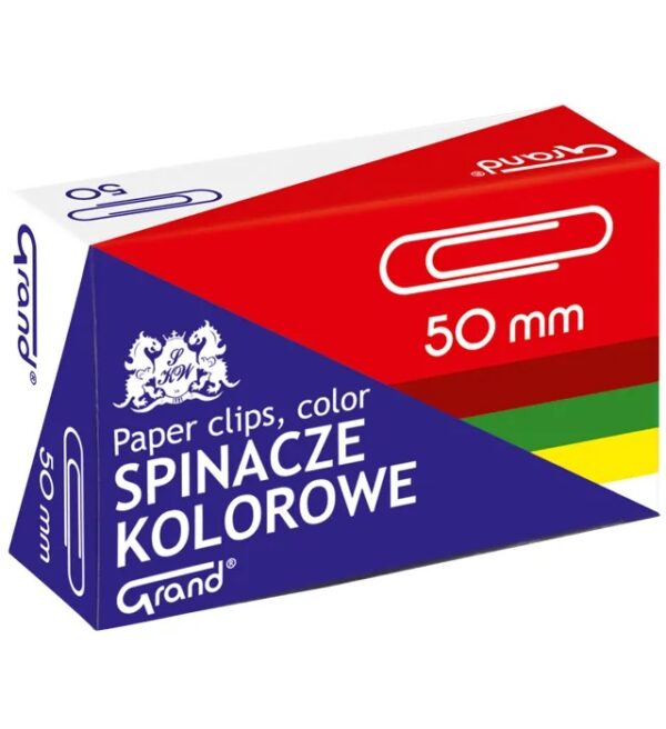 Spinacz Grand R50 kolor 50szt.