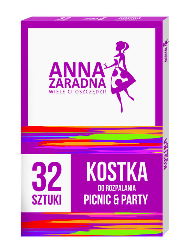 C Anna Zaradna Kostki do rozpalania białe 32szt.