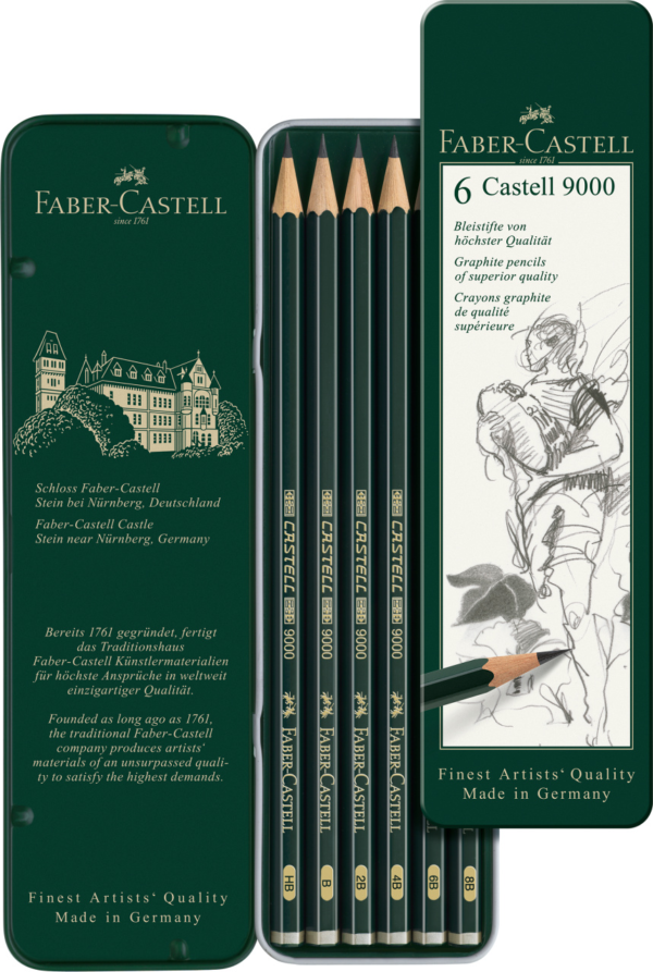 Faber-Castel Ołówek 9000 6szt.