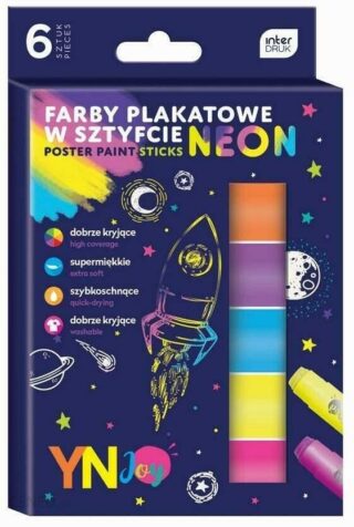 Farby plakatowe Interdruk w sztyfcie Neon