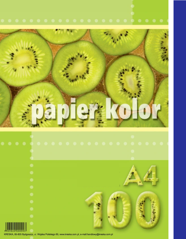 Papier ksero Kreska A4/80g a’100 Granatowy