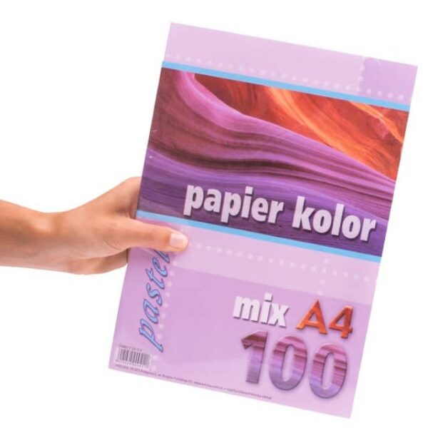 Papier ksero Kreska A4/80g a’100 Mix Kolor Pastel